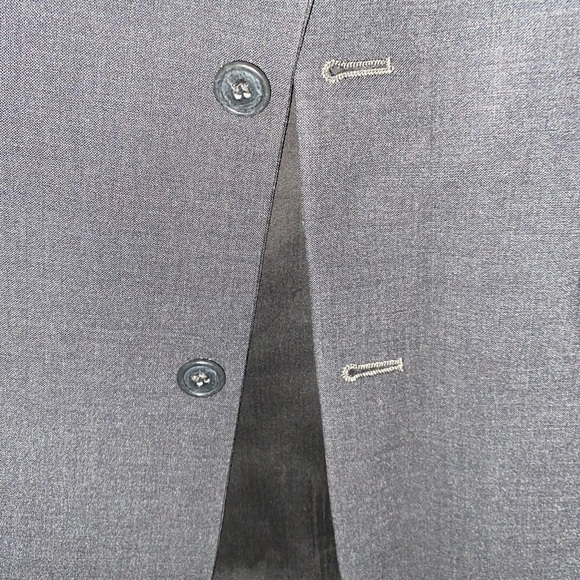 Brooks Stretch Blazer Blue Check 100% ViscoSport Coat Jacket Made in Israel 43L - Picture 8 of 14